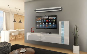 Future 46, Modernes Wohnzimmer, Wohnwände, Wohnschränke, Schrankwand, Möbel