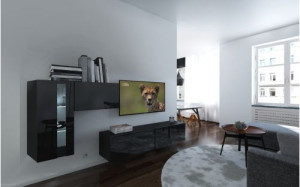 Cholet N11 Modernes Wohnzimmer, Wohnwand, Wohnschrank, Schrankwand, Möbel