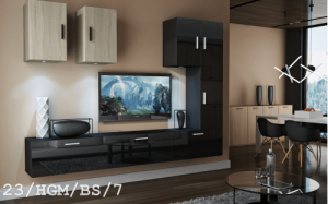 Future 23 1A Modernes Wohnzimmer Wohnwand Wohnschrank Schrankwand Möbel Mediawand