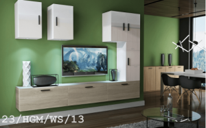 Future 23 1A Modernes Wohnzimmer Wohnwand Wohnschrank Schrankwand Möbel Mediawand