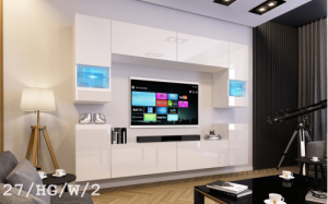 Future 27 1B Modernes Wohnzimmer Wohnwand Wohnschrank Schrankwand Möbel Mediawand