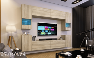 Future 27 1A Modernes Wohnzimmer Wohnwand Wohnschrank Schrankwand Möbel Mediawand