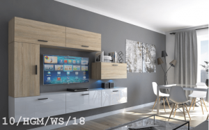 Anbauwand Wohnwand Wohnwände Schrankwand Modernes Wohnzimmer NEU Future 10 1A