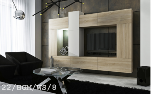 Anbauwand Wohnwand Wohnwände Schrankwand Modernes Wohnzimmer NEU Future 22 1A