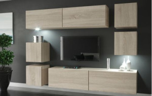 Lima N65- Modernes Wohnzimmer, Wohnwand, Wohnschrank, Schrankwand, Möbel