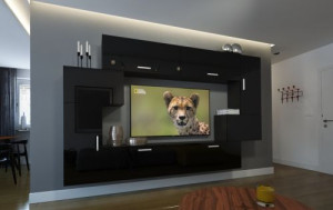 Orlean N6 Modernes Wohnzimmer Wohnwand Wohnschrank Schrankwand Möbel Mediawand