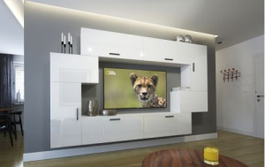 Orlean N6 Modernes Wohnzimmer Wohnwand Wohnschrank Schrankwand Möbel Mediawand