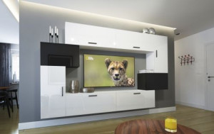Orlean N6 Modernes Wohnzimmer Wohnwand Wohnschrank Schrankwand Möbel Mediawand