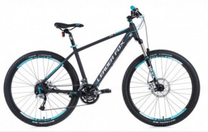 Mountainbike auf einem 27,5 "Radrahmen 18 Zoll