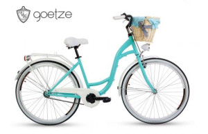 Goetze Style 28 Zoll 1 Gang Shimano Tiefeinstieger Damen City Bike mit Korb