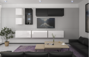 Oslo N280 - Modernes Wohnzimmer, Wohnwand, Wohnschrank, Schrankwand, Möbel