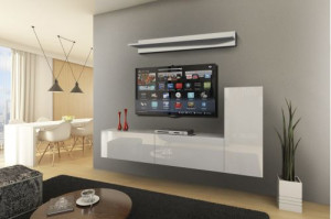 Future 44, Modernes Wohnzimmer, Wohnwände, Wohnschränke, Schrankwand, Möbel