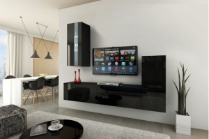 Future 48, Modernes Wohnzimmer, Wohnwände, Wohnschränke, Schrankwand, Möbel
