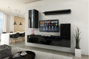 Future 49, Modernes Wohnzimmer, Wohnwände, Wohnschränke, Schrankwand, Möbel