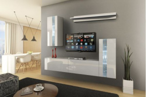 Future 50, Modernes Wohnzimmer, Wohnwände, Wohnschränke, Schrankwand, Möbel
