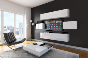 Omena N23- Modernes Wohnzimmer, Wohnwand, Wohnschrank, Schrankwand, Möbel