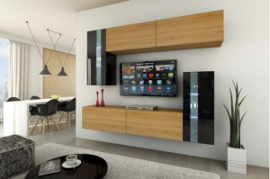 Future 30 1A Modernes Wohnzimmer Wohnwand Wohnschrank Schrankwand Möbel Mediawand
