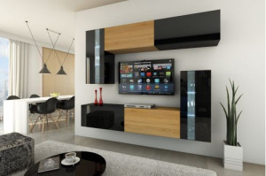 Future 30 1A Modernes Wohnzimmer Wohnwand Wohnschrank Schrankwand Möbel Mediawand