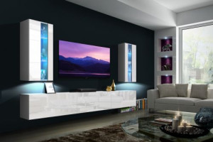 Luiziana N20- Modernes Wohnzimmer, Wohnwand, Wohnschrank, Schrankwand, Möbel