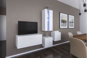 Savona N293 - Modernes Wohnzimmer, Wohnwand, Wohnschrank, Schrankwand, Möbel