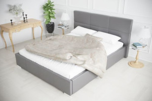 Bett Schlafbett Modernes Doppelbett Polsterbett Lattenrost 160x200 R2