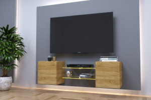 Anbauwand Wohnwand Wohnwände Schrankwand Modernes Wohnzimmer NEU Amos  E5