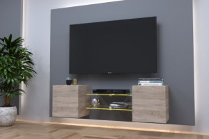 Anbauwand Wohnwand Wohnwände Schrankwand Modernes Wohnzimmer NEU Amos  E5