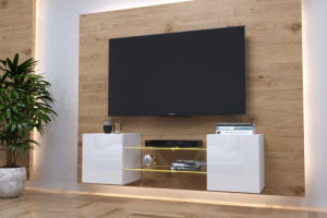 Anbauwand Wohnwand Wohnwände Schrankwand Modernes Wohnzimmer NEU Amos  E5