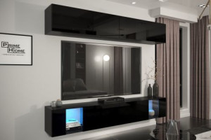 Anbauwand Wohnwand Wohnwände Schrankwand Modernes Wohnzimmer NEU Maya  E8
