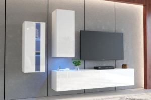 Anbauwand Wohnwand Wohnwände Schrankwand Modernes Wohnzimmer NEU Liam  E9