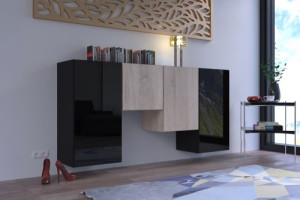 Modernes Wohnzimmer, Kommode, Schrank, Wohnzimmermöbel K2