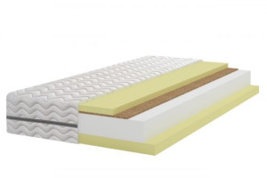MATRAZEN 2x VISCO-SCHAUMSTOFF KOKOSNUSS  HR 80x200  H3/H4 dicke 21 cm