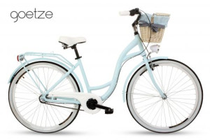Goetze Style Alu 28 Zoll 3 Gang Tiefeinstieger City Bike Damen Fahrrad mit Korb