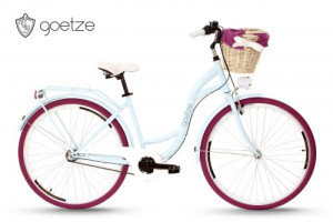 Goetze Style 28 Zoll 3 Gang Shimano Tiefeinstieger Damen City Bike mit Korb