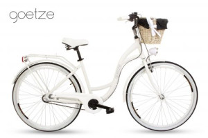 Goetze Style Alu 28 Zoll 3 Gang Tiefeinstieger City Bike Damen Fahrrad mit Korb