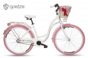 Goetze Style 28 Zoll 3 Gang Tiefeinstieger City Bike Damen fahrrad mit Korb
