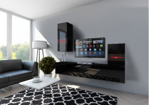 Future 53, Modernes Wohnzimmer, Wohnwände, Wohnschränke, Schrankwand, Möbel