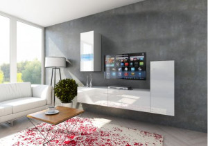 Future 54, Modernes Wohnzimmer, Wohnwände, Wohnschränke, Schrankwand, Möbel