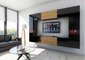 Future 29 1A Modernes Wohnzimmer Wohnwand Wohnschrank Schrankwand Möbel Mediawand