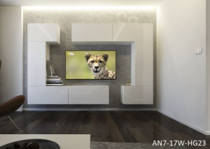 Tokio N7 Modernes Wohnzimmer Wohnwand Wohnschrank Schrankwand Möbel Mediawand