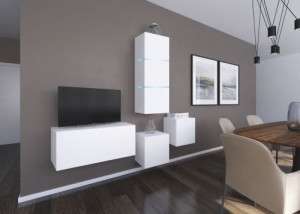 Santo N42 - Modernes Wohnzimmer, Wohnwand, Wohnschrank, Schrankwand, Möbel