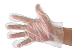 Starke Einweg-Folienhandschuhe,  100 Paare, kostenloser Versand