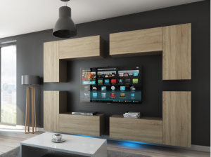Future 20 1B Modernes Wohnzimmer Wohnwand Wohnschrank Schrankwand Möbel Mediawand
