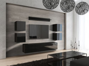 Future 41, Modernes Wohnzimmer, Wohnwände, Wohnschränke, Schrankwand, Möbel