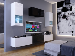 Campari N26- Modernes Wohnzimmer, Wohnwand, Wohnschrank, Schrankwand, Möbel
