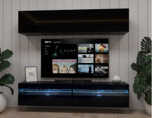 Anbauwand Wohnwand Wohnwände Schrankwand Modernes Wohnzimmer NEU Marco E1