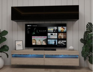 Anbauwand Wohnwand Wohnwände Schrankwand Modernes Wohnzimmer NEU Marco E1