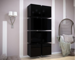 Anbauwand Wohnwand Wohnwände Schrankwand Modernes Wohnzimmer NEU Elize  E10