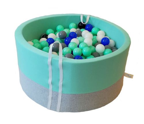 Bällebad Ballpool 150Bällen Kugelbad Bällchenbad BabyBall Bällchenpool 90x40cm 'Grün
