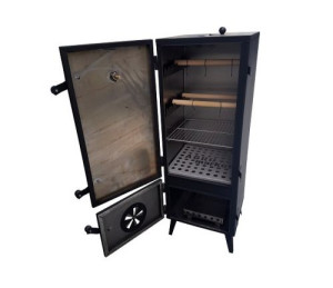 Räucherkammer Räucherschrank Full Set Räucherofen STAHL  METALL hoch 112 x 45 cm x 43 cm Smoker fischräucherofen Würstchen Wurst Schinken Fisch